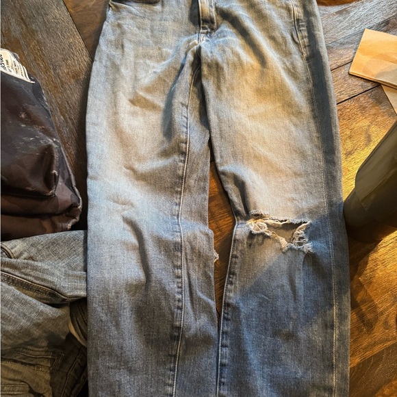 Mother The Looker Ankle Step Fray Exposed Secret Sister Jeans size 26 - Picture 3 of 6